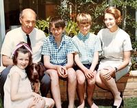 John and his family.
